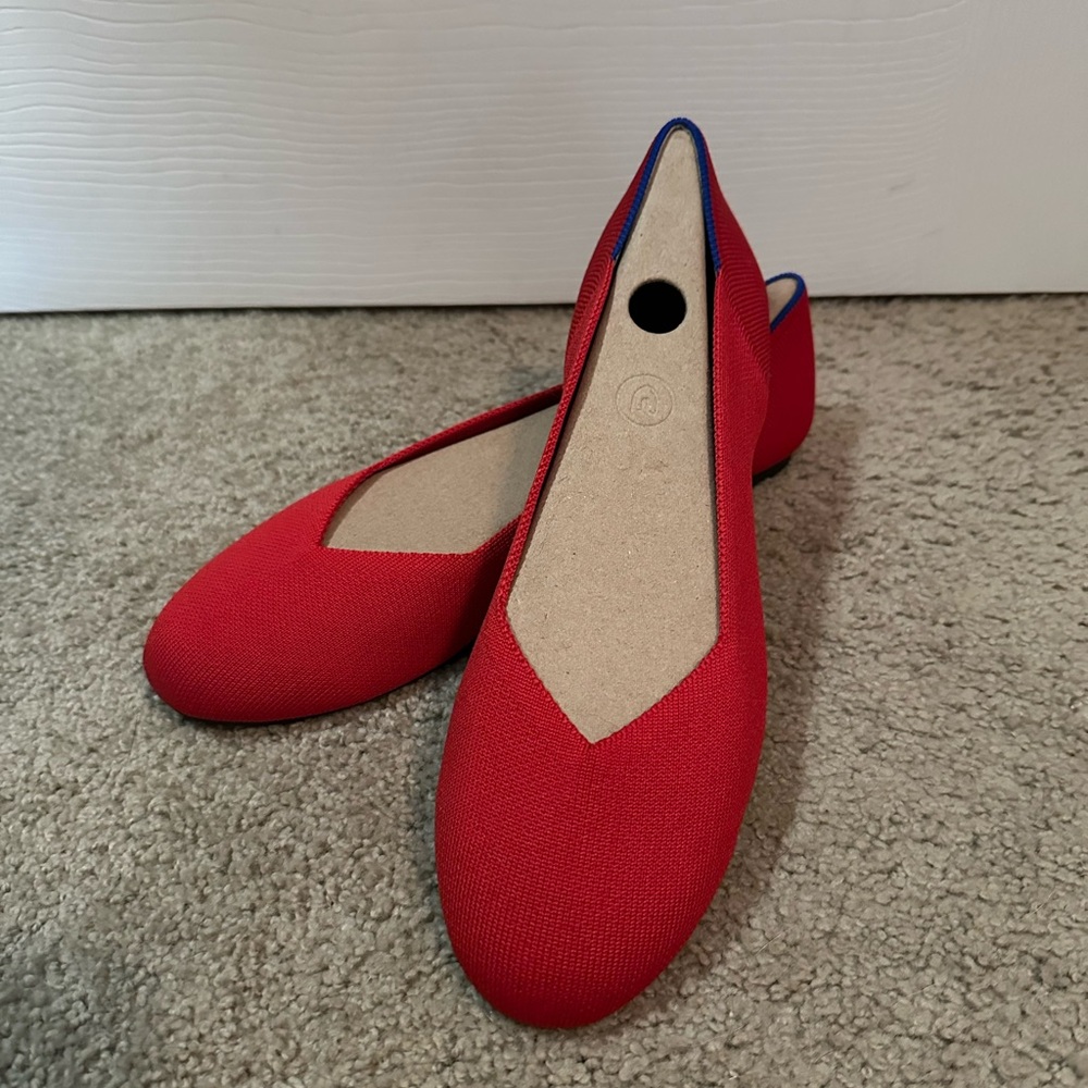 Rothy’s red flats